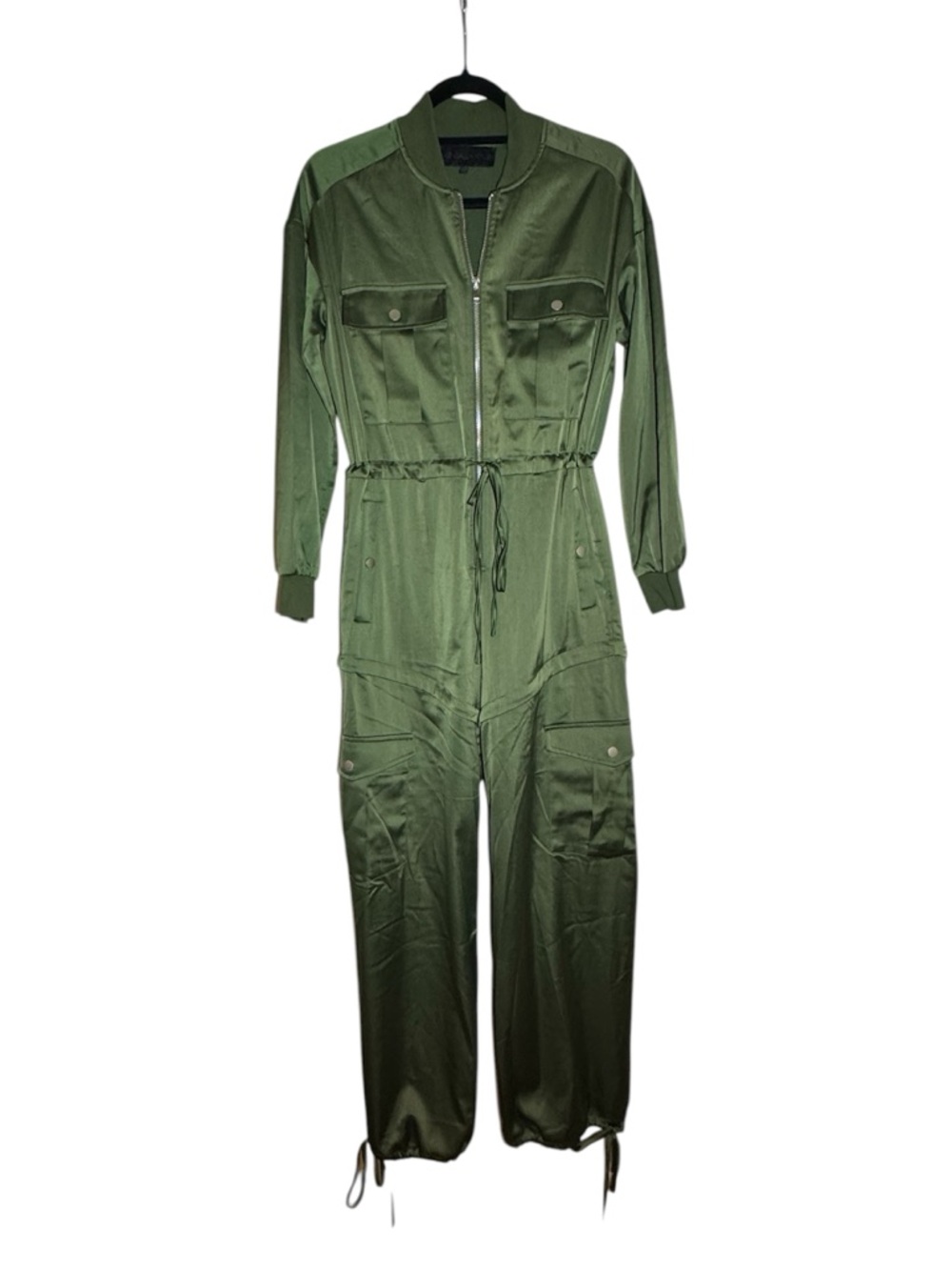Kendall & Kylie Olive Green Utility Jumpsuit